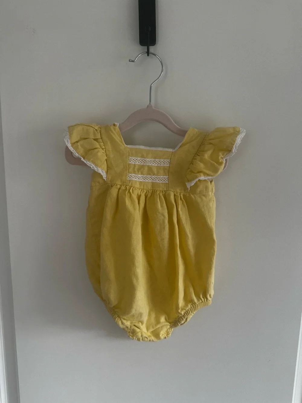 Babidu Yellow Baby Rompers size 3M - Picture 7 of 8